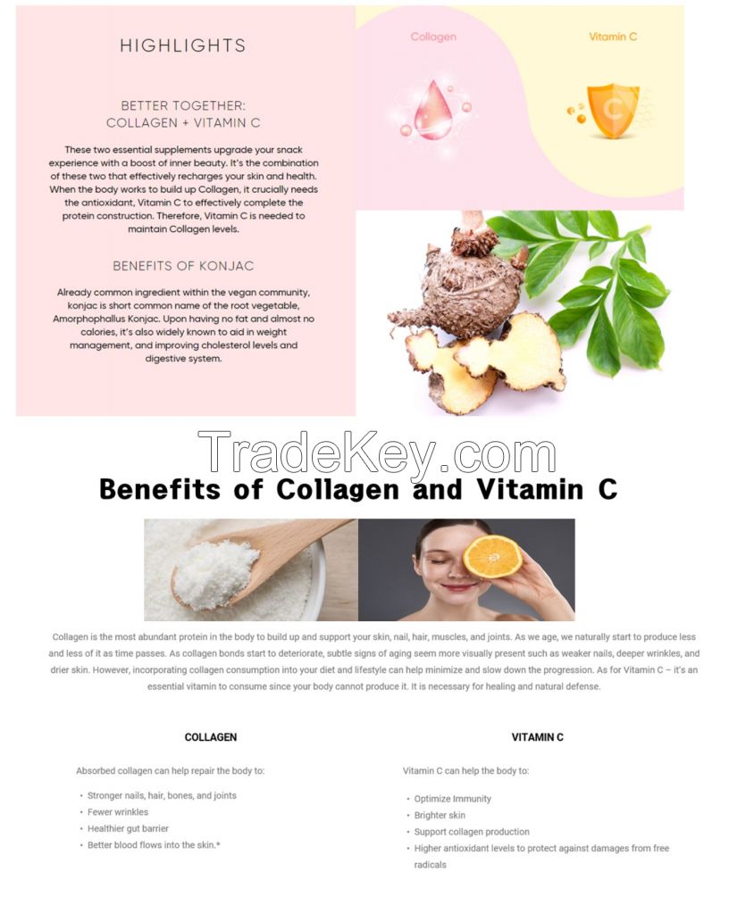 Collagen Konjac jelly/Diet/Made in Korea/USA FDA