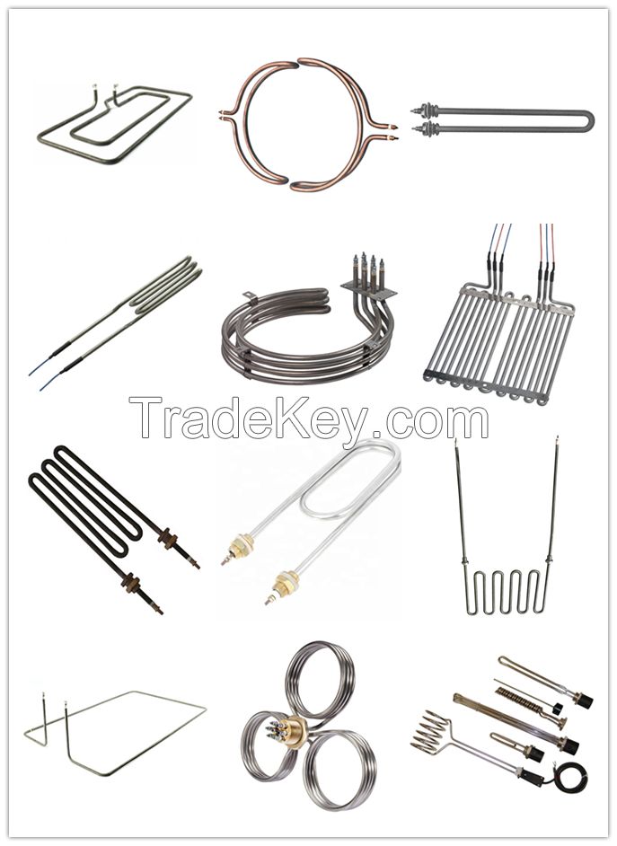 customized tubular heater various types heating elements 