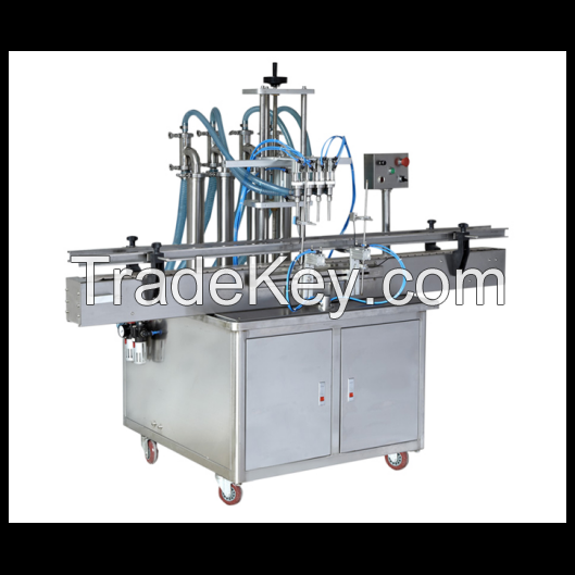 4 heads automatic linear water bottol filling machin machine automatic for hot  juice