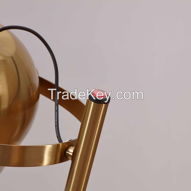 Adjustable LED Light,Modern Brass Pharmacy LED Floor Lamp,3-Way Dimmable Touch Switch
