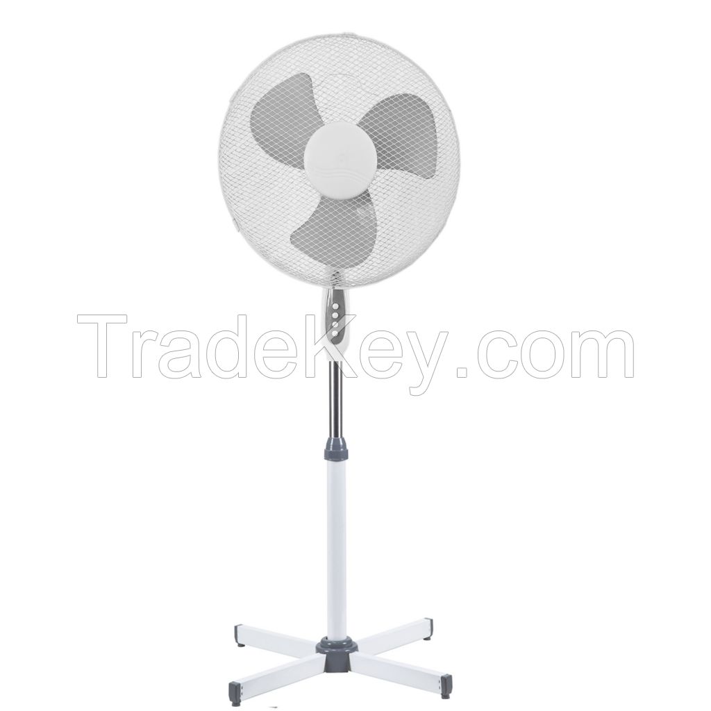 400mm 40cm oscillating 16 inch stand fan/fans pedestal fan with cross base