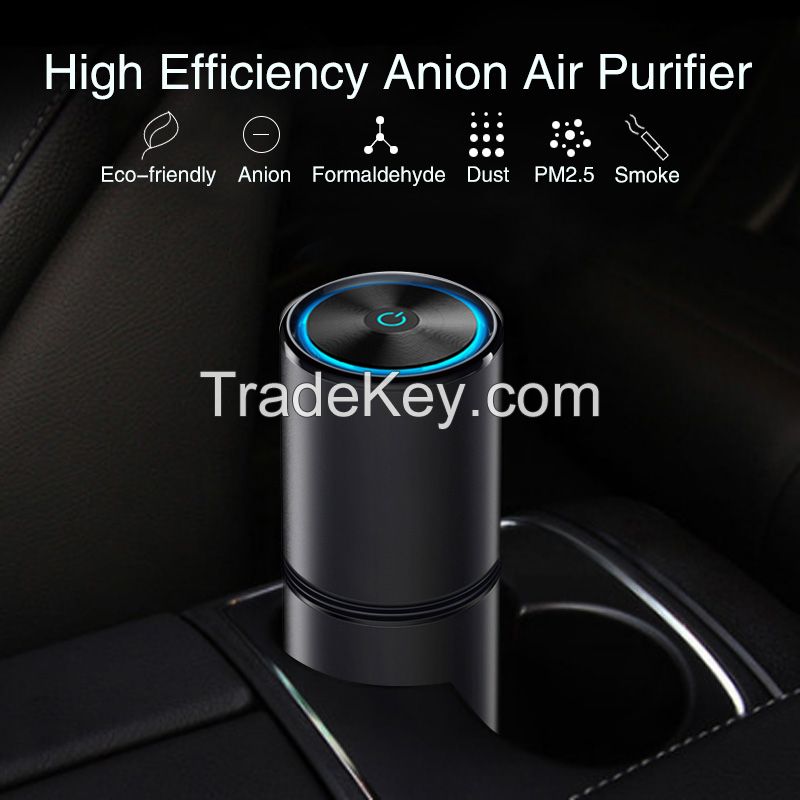 5 Colors Negative ions car air purifier