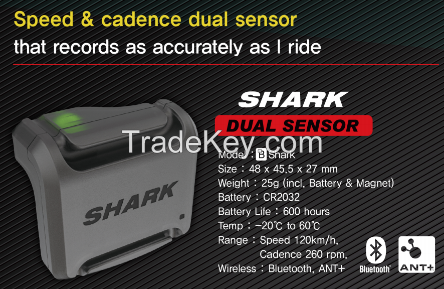 Smart bicycle sensors.