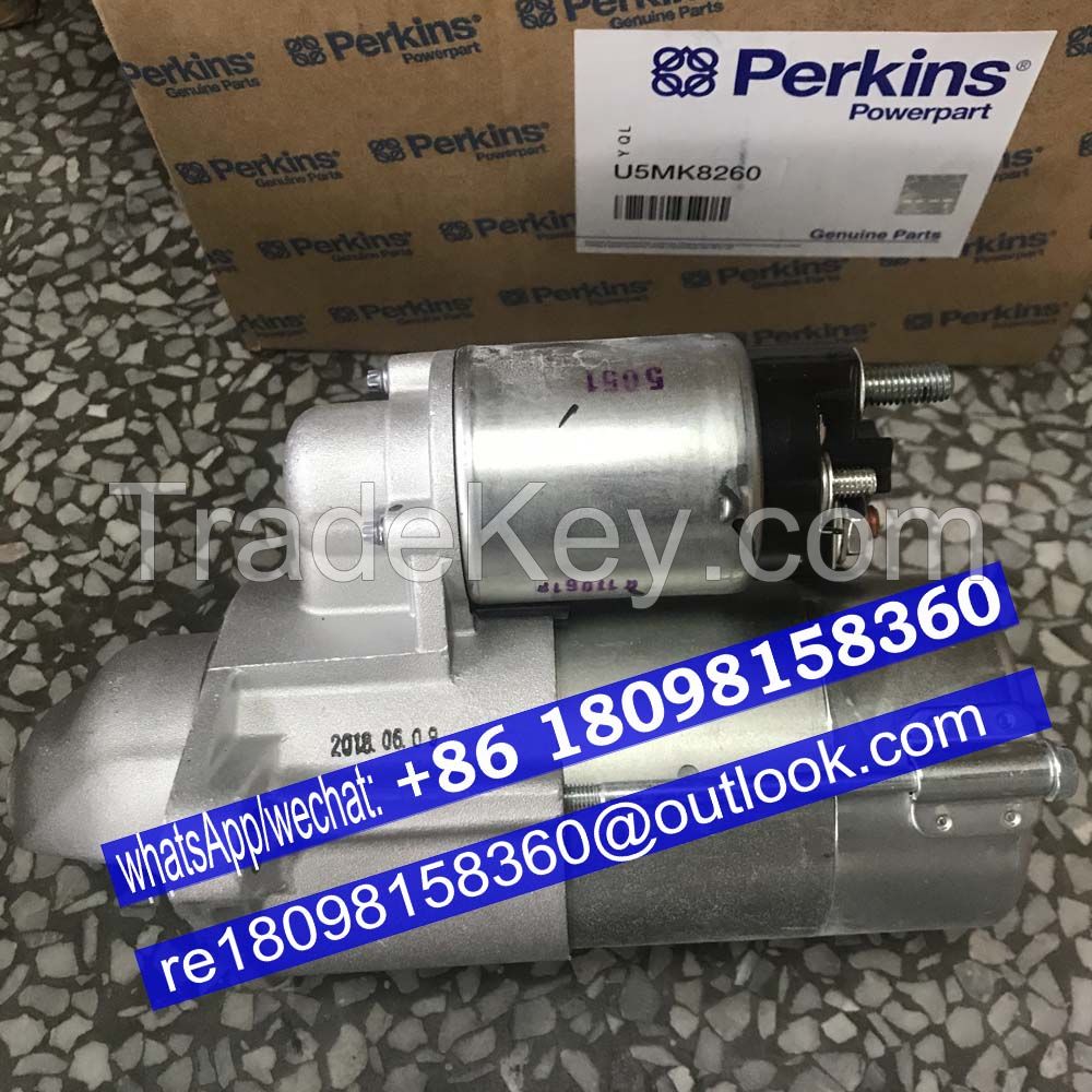 U5MK8259 U5MK8260 U5MK8261 U85086800 T430710 Perkins starter motor for 403/404/400 series engine parts