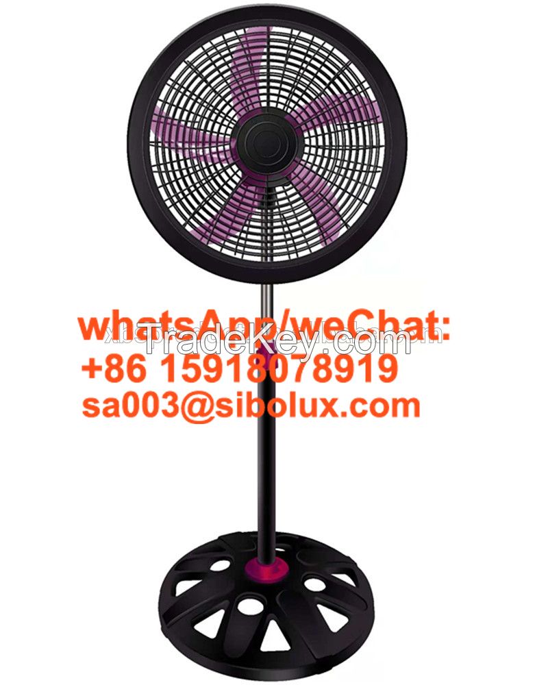 18&quot; Electric Standing Fan with holes base for office and home appliances/AC Power Source/ Ventilador De Pie