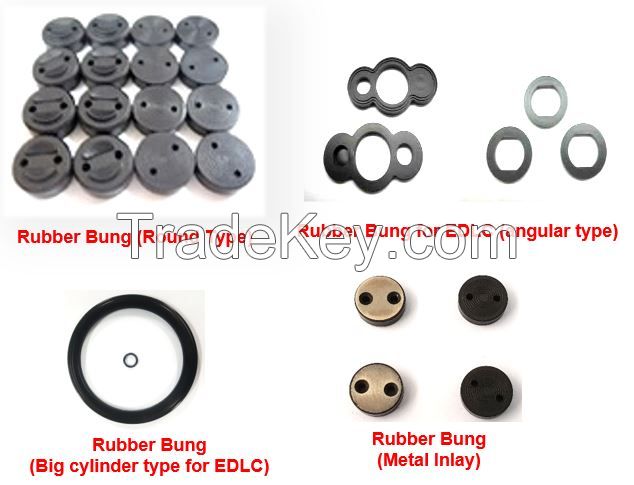 Rubber sealing(Rubber bung) for EDLC, Aluminum Electrolytic capacitor