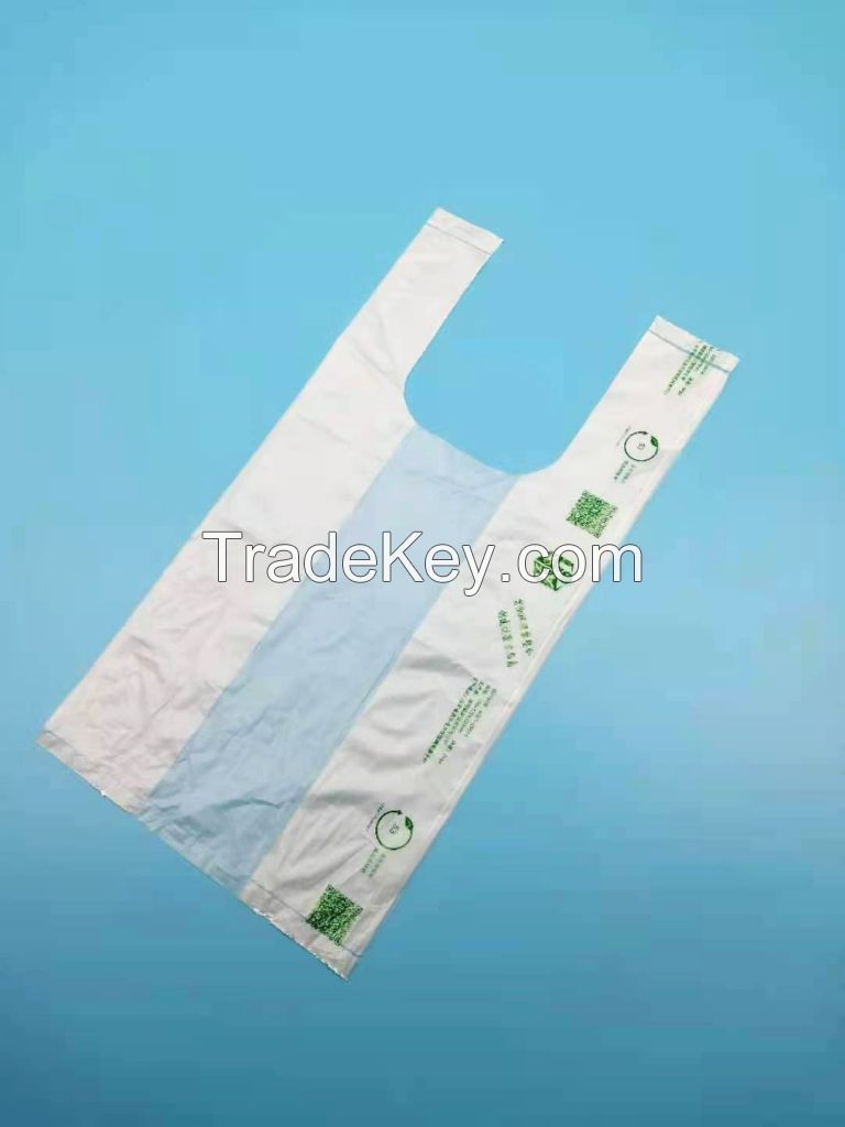 High Quality Biodegradable T-shirt Bags on Roll