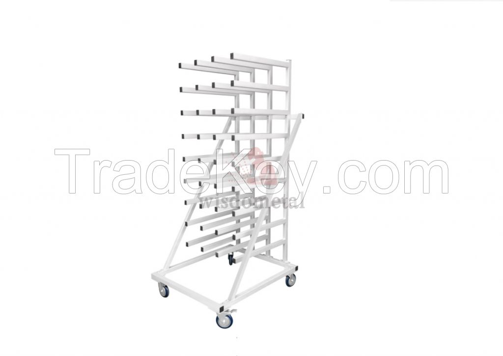 Horizontal Mobile Showing Rack for 36 Rolls