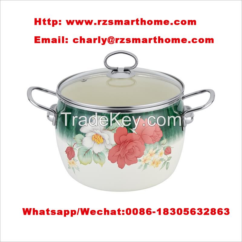 Sets of enamel casserole