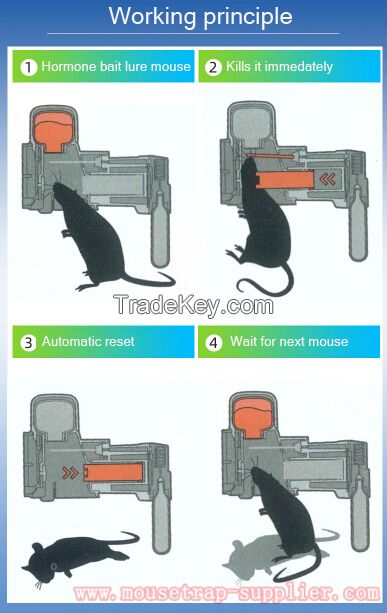 Multi-catch Mouse Trap Smart Auto Reset Rat Rodent Killer