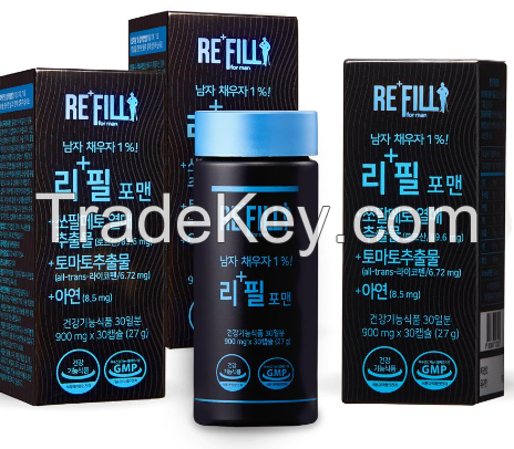 Refill for man - Men's Health Functional Food 900mg*30capsule(27g) /ONE MONTH