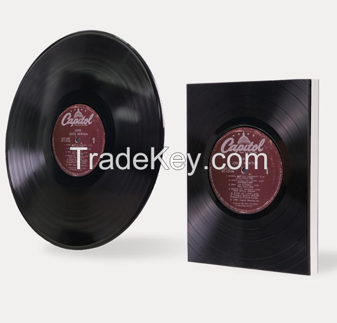 Up-cycling LP Vinyl Record Notebook