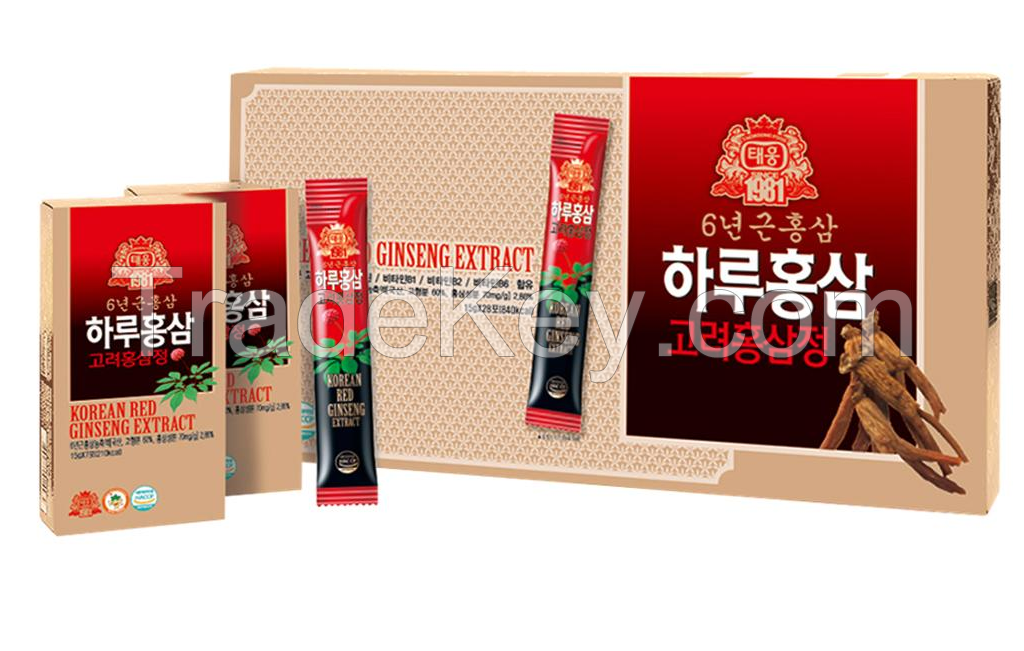 [Taewoong Food] One a day Korean Red Ginseng Extract 28 Stick
