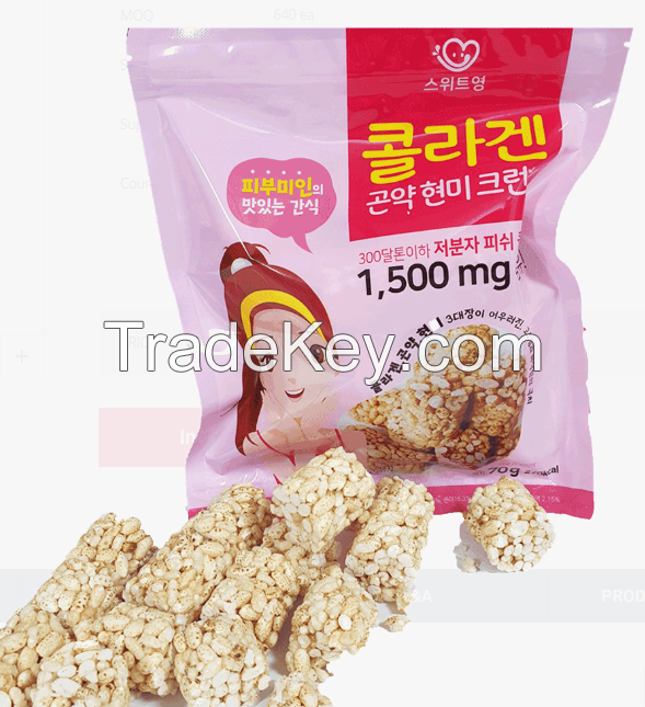 Sweet Young Collagen Konjac Brown Rice Crunch 70g