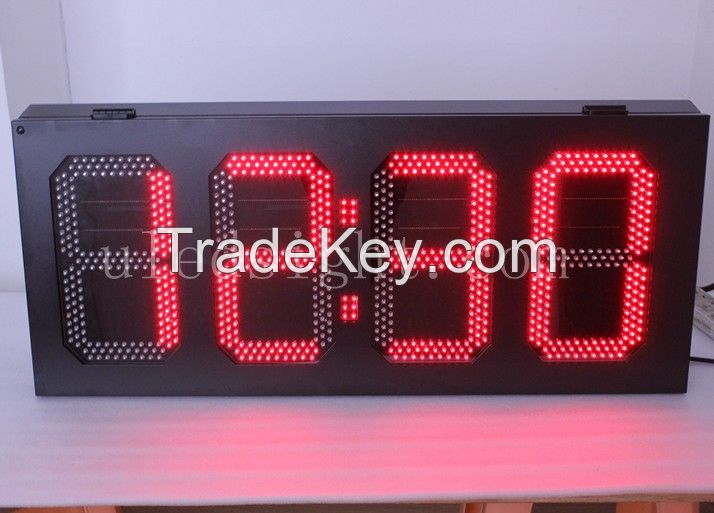 Waterproof LED Time and Temperature Display 