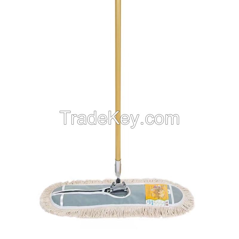 Household floor push flat mop, cotton mop