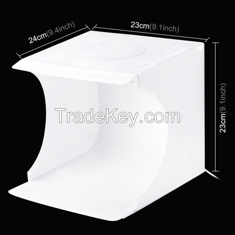 Wholesale 20cm Folding Portable Photo Lighting Studio Shooting Tent Box Kit with 6 Colors Backdrops
