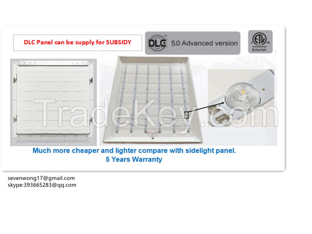 DLC Panel light super lumen 130lm per watts