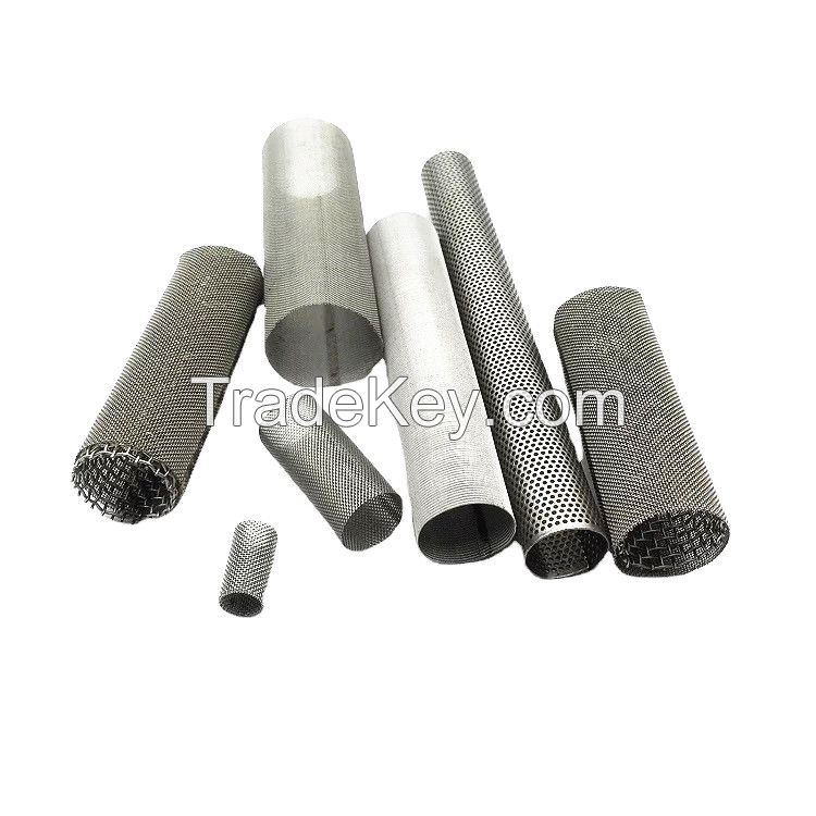 Custom-Make Stainless Steel Woven Wire Mesh Filter Tube