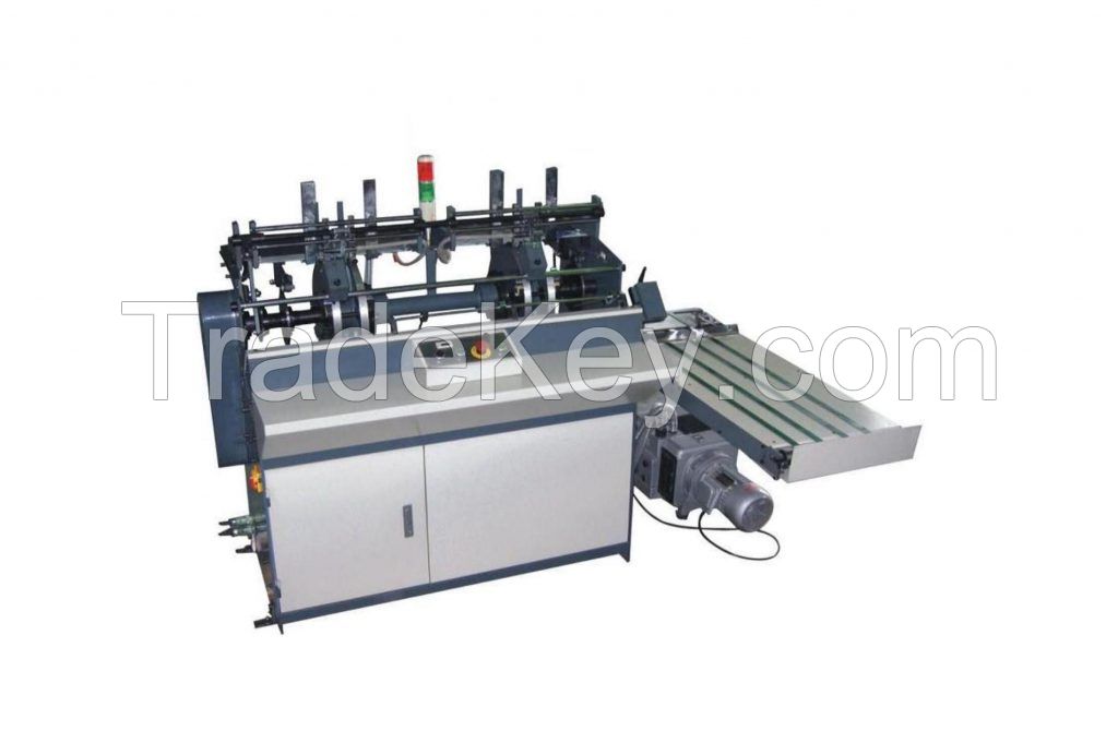 End paper pasting machine