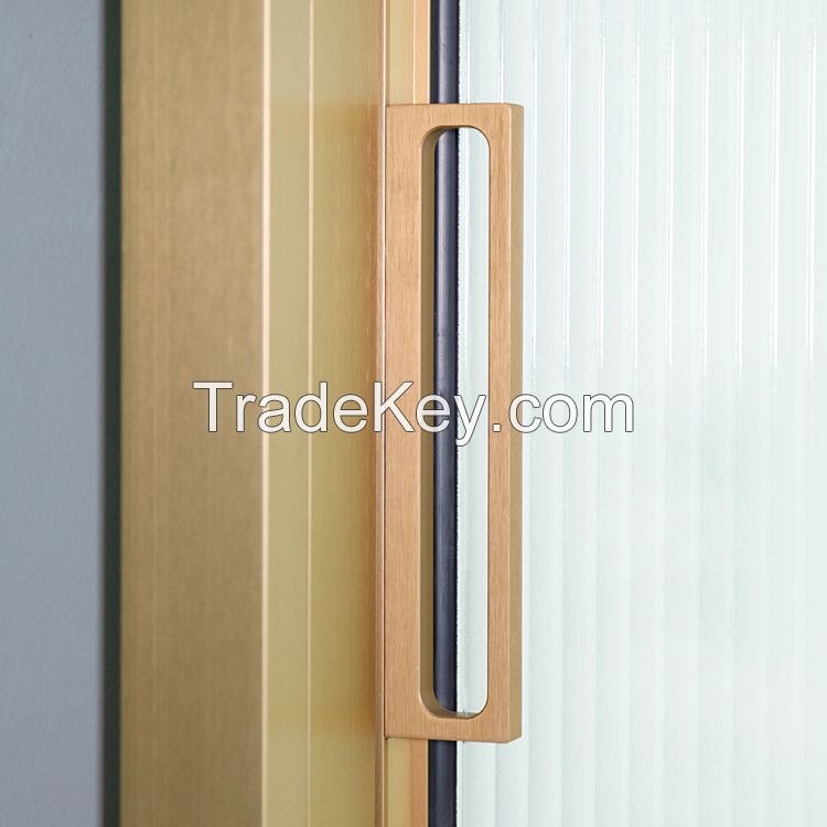 Veilon magnetic sliding door frameless sliding glass doors