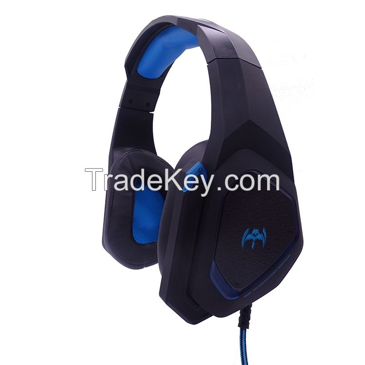 The Best Selling Headset High Quality GH-02 Gaming Headphone With Adjustable RGB Headset Gaming Microphone