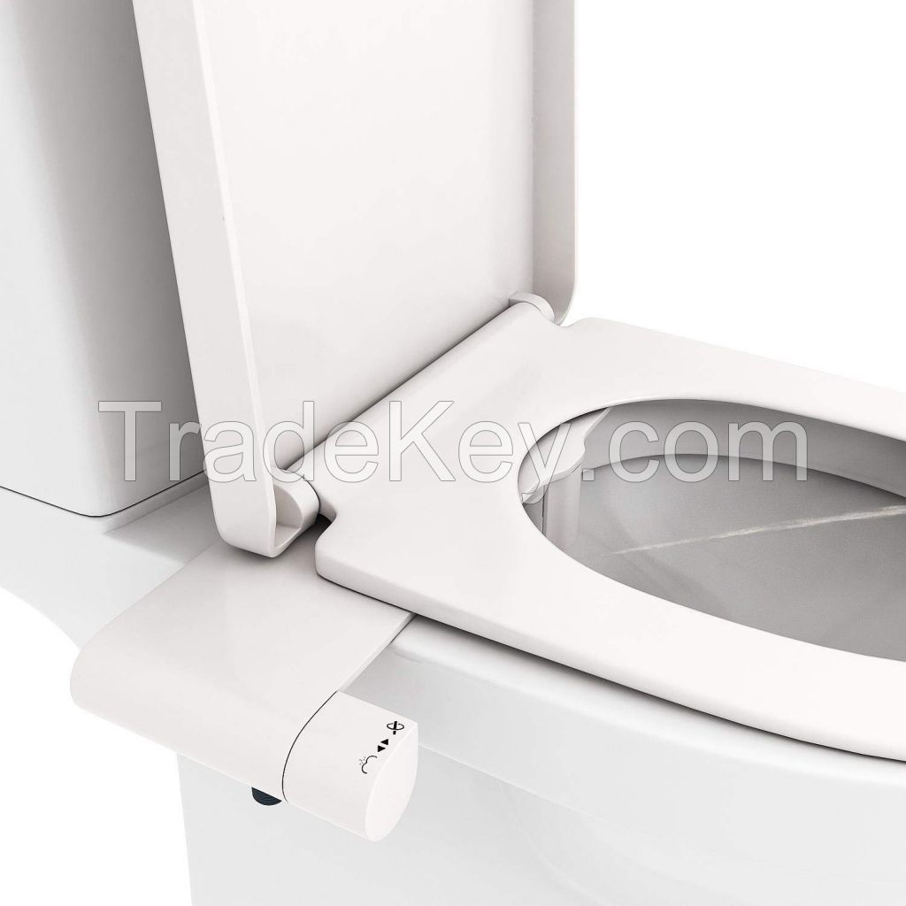 Bidet Toilet Accessories Water Spray Seat Toilet Attachment Self Cleaning Nozzle Fresh Water Non-Electric Mechanical
