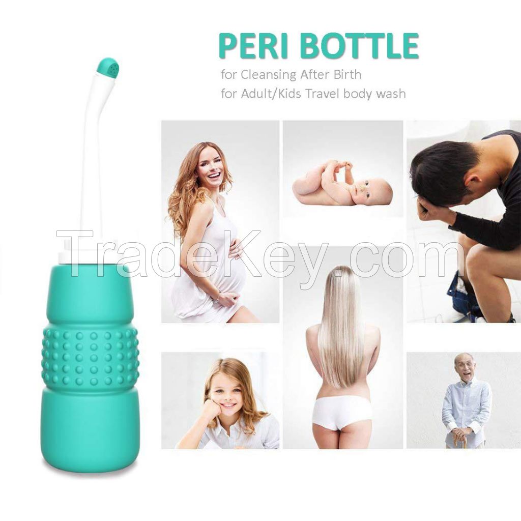 Peri Bottle 350ml for Postpartum Care, Portable Bidet for Travel, 12oz Portable Travel Bidet for Baby, Women or Bedridden Patient for Perineal Recovery and Cleansing After Birth, Cloth Diaper Sprayer