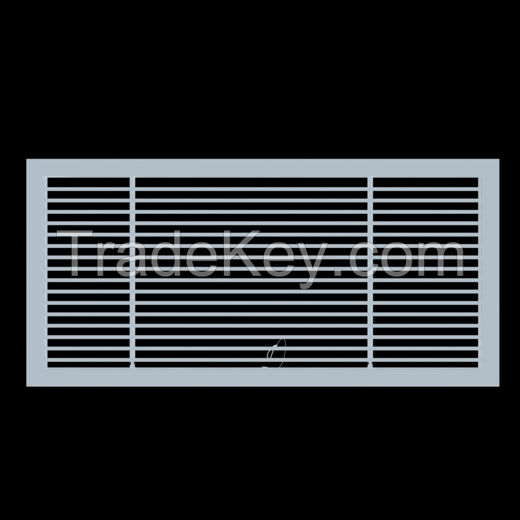 Air Ventilation Removable core Aluminum linear bar grille with safety wire 