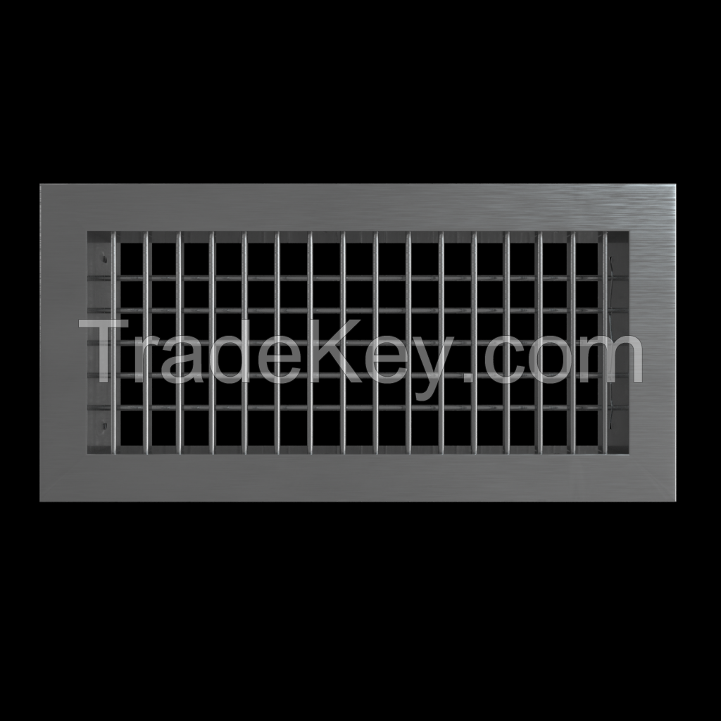 Air conditioning Stainless Steel Double Deflection grille air vent 