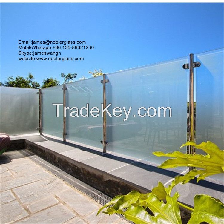 China Acid Etched Glass with competitive price