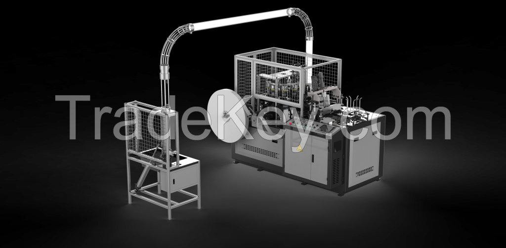 Full Automatic Paper Carton Cup Forming Machine