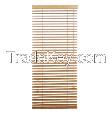 YUTONG high quality 50/63mm mat wooden venetian blinds horizontal curtains supplier