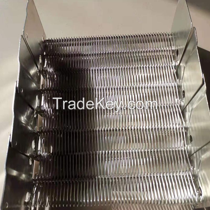 Long Lasting Heavy Duty Self-Stacking Wire Mesh Conveyor Belt for Food Conveying/Cooling/Quick-Freezing and Industrial Transporting