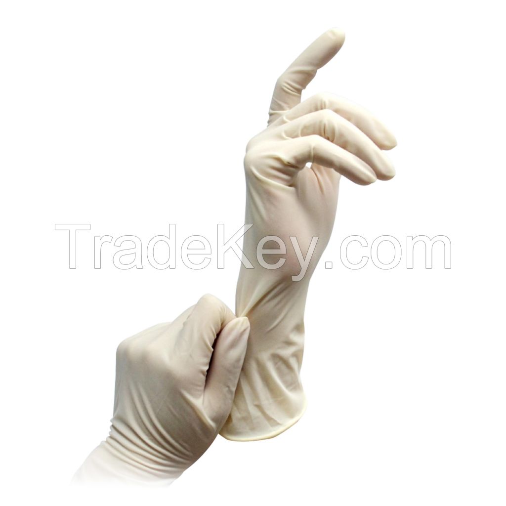 Cheap Sterile Disposable Powdered Latex Surgical Gloves