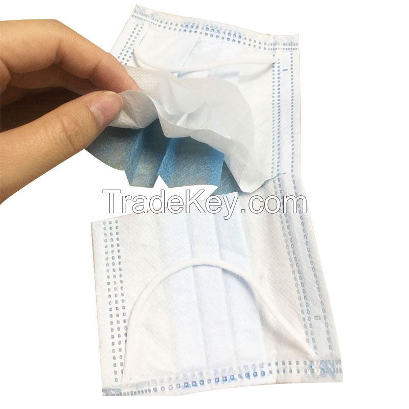 China Disposable Mask Earloop Medical Face Mask 3ply