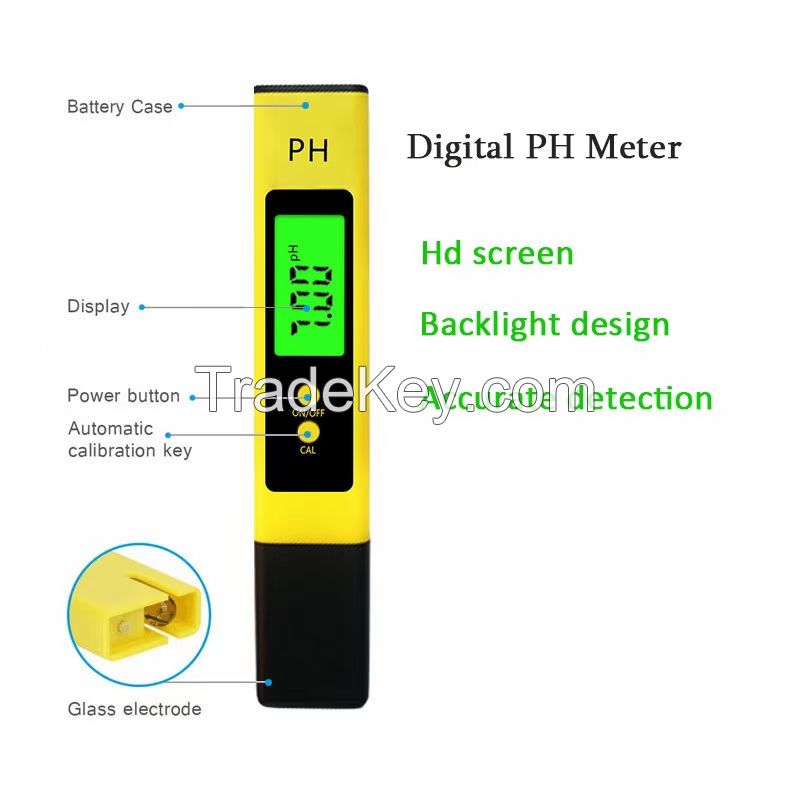 Hot Sale Low Price Pocket Size Digital Ph Meter Ph Mater Pen Type for Drinking Water 0.0-14.0ph Netutal