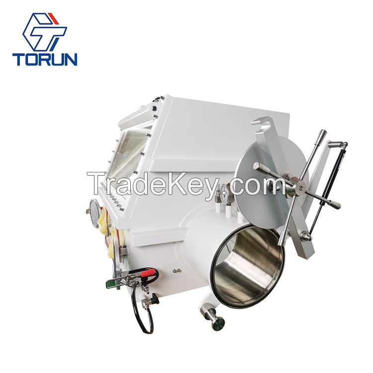 Torun China  lab test equipment vacuum GloveBox of stainless steel 304   factory