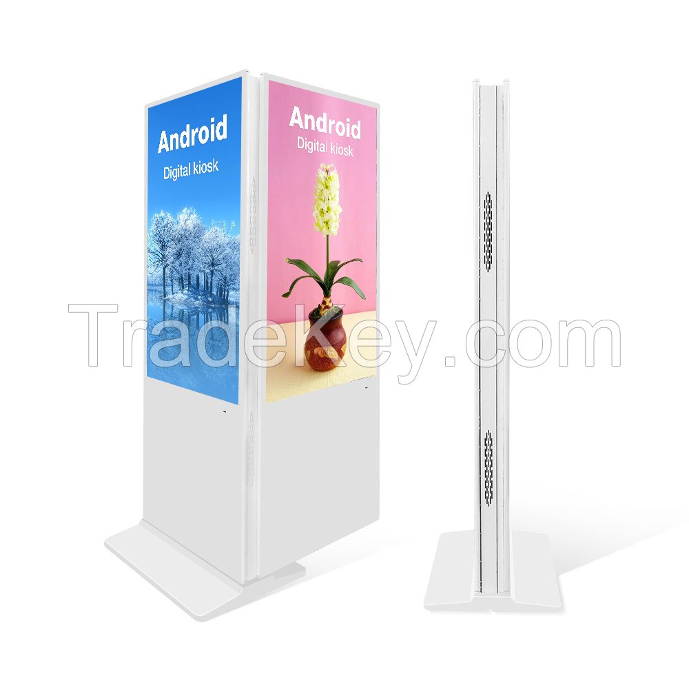 43-Inch 49-Inch 55-Inch indoor Standing Dual-Screen Display Digital Signage