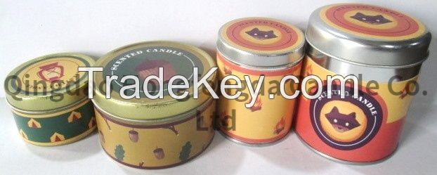 tin scented candle