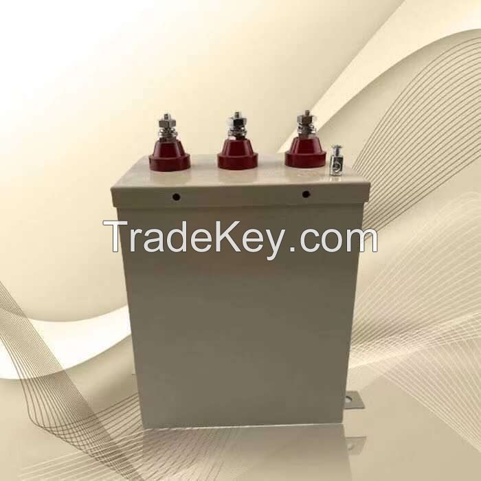 BKMJP Square threePhase capacitor with PU resin for quality correction