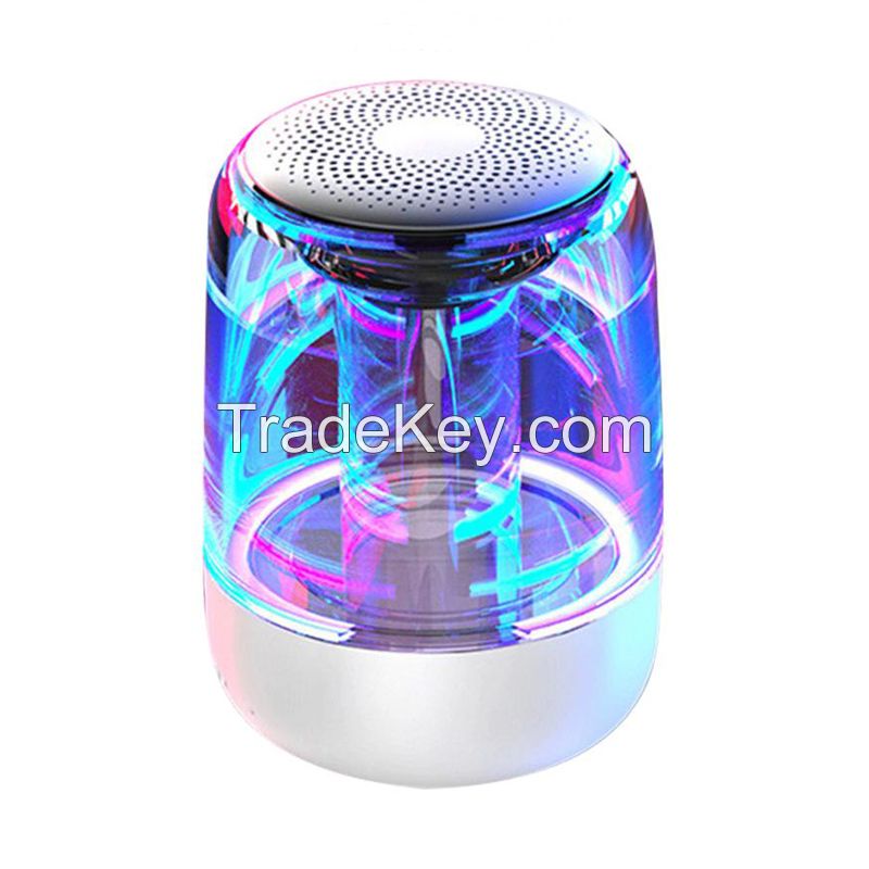 Transparent LED light super bass  Bluetooth speaker