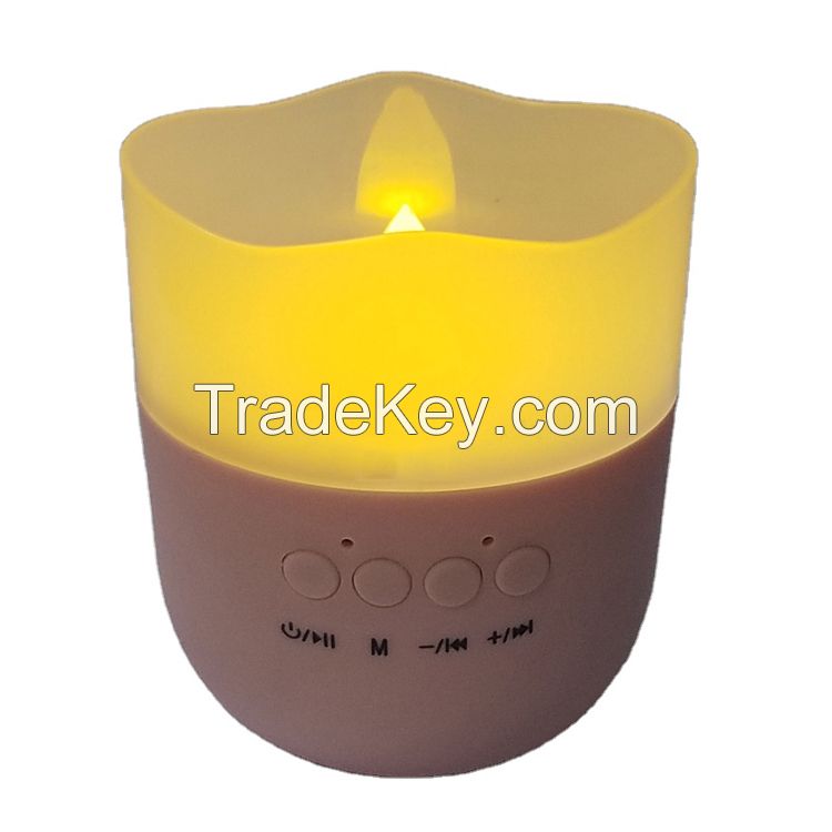 LED light candle Bluetooth speaker from Yufain company