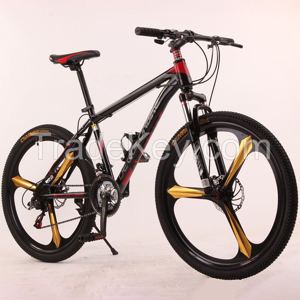 MTB disc shimano bicycles Three-spoke mountain bike one-wheeled mountain bike