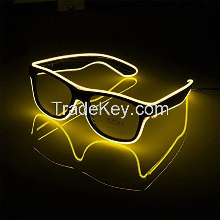 El wire glasses Led light glasses luminous glasses