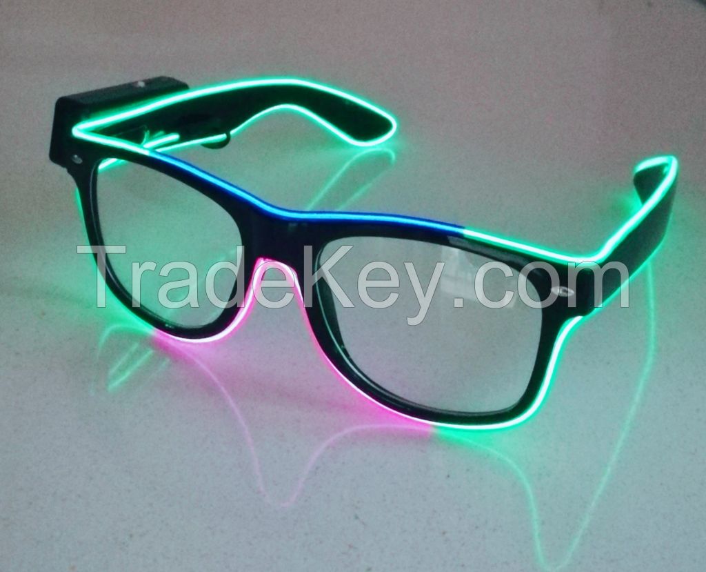 Discos parties Halloween Easter Festivals LED light glasses luminous glasses