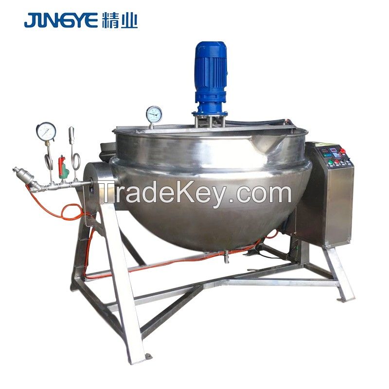 Sugar syrup/ cheese making kettle uniform heating with agitation