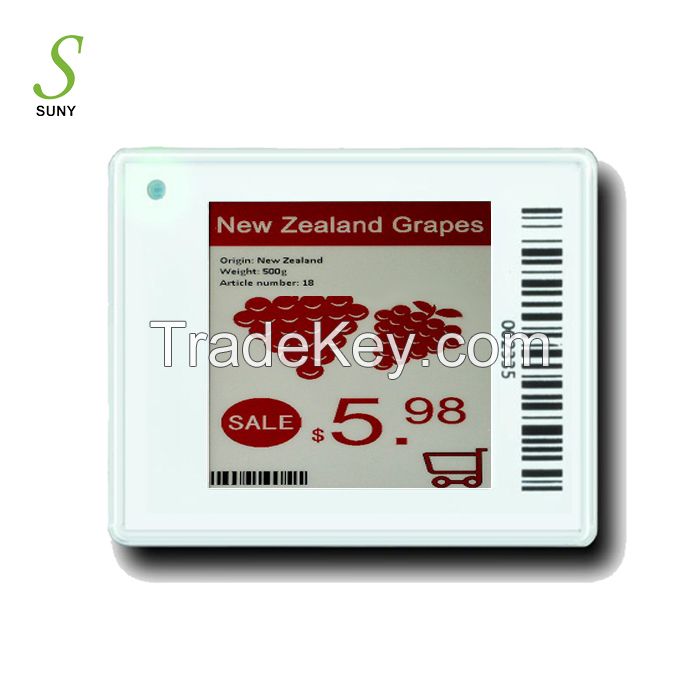 SUNY Supermarket Shelves Label 1.54 inch E-paper Display 3 Color Displ