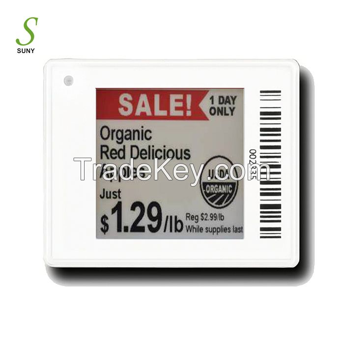 SUNY Supermarket Shelves Label 1.54 inch E-paper Display 3 Color Displ