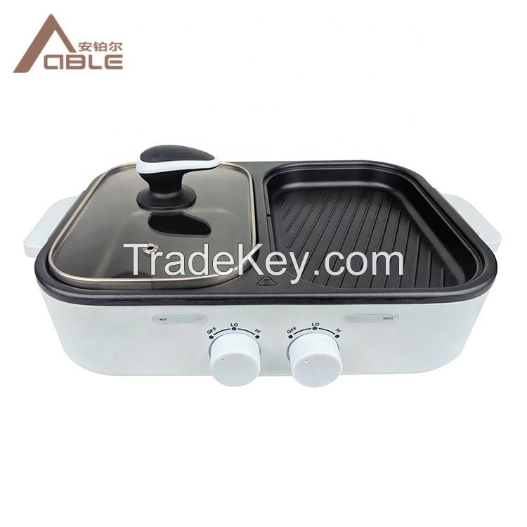 Household Personal Multi-function Mini Electric Grill Pan Multi-function Integrated Skillet